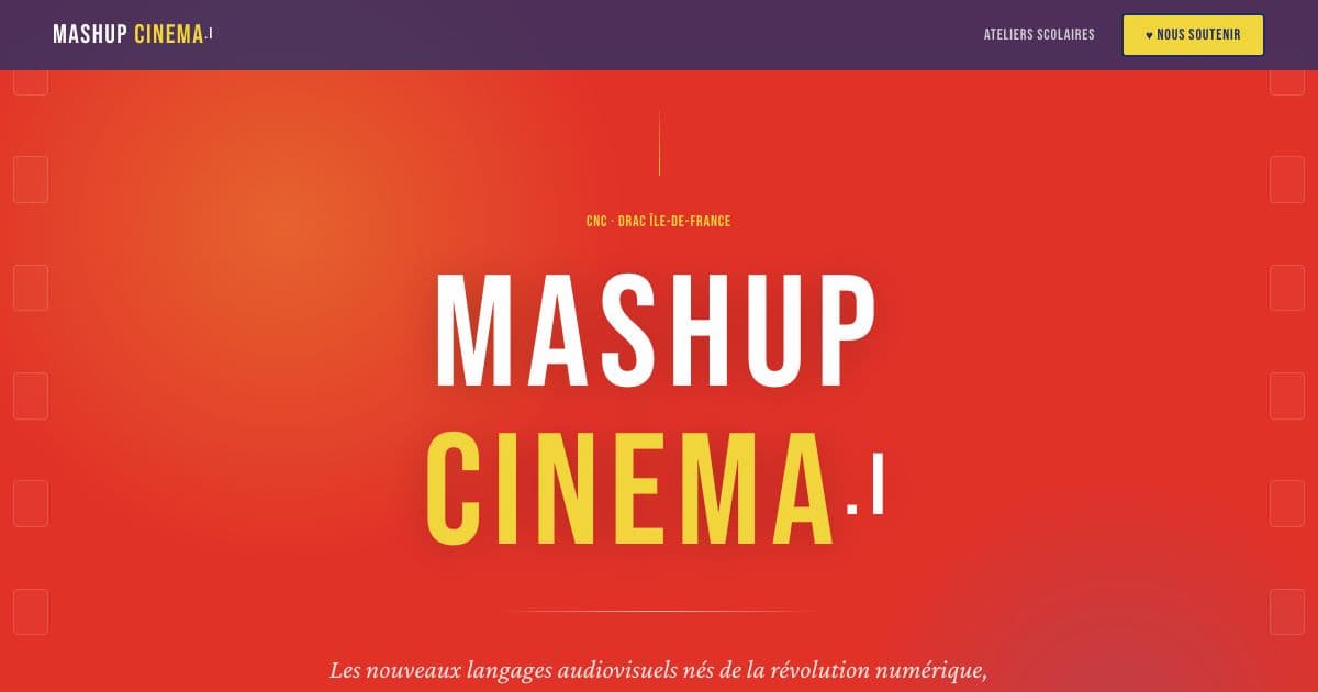 CinAIma — Screenings, film programs and image workshops in France on mashup cinema and AI video, for audiences, programmers and teachers.