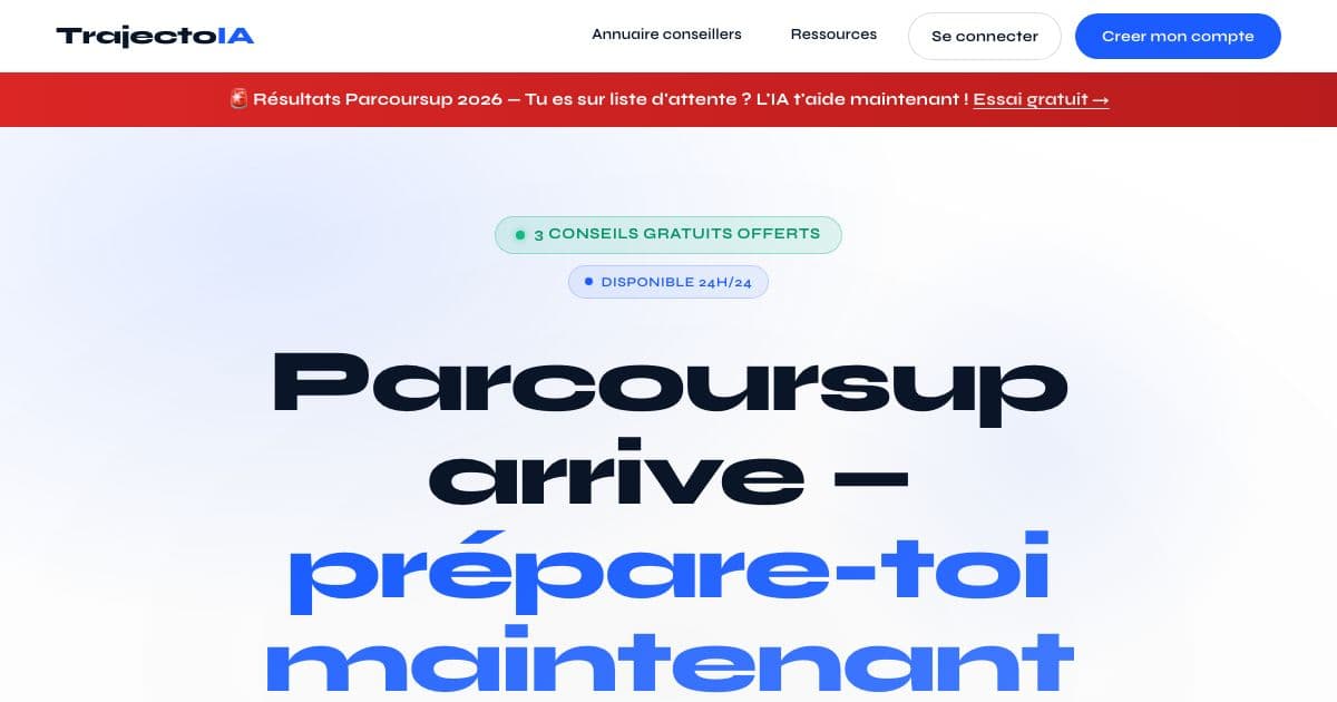 OrientIA — An AI study guidance agent that helps French high school students pick specialties, prepare Parcoursup and explore higher education.