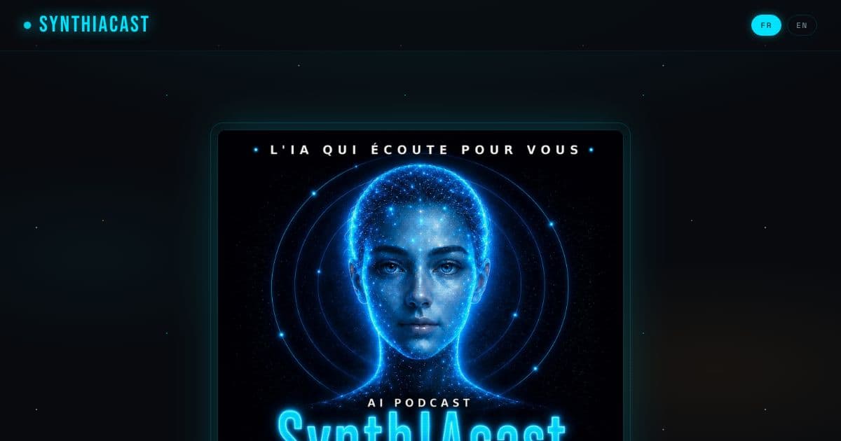 Synthia — A weekly AI-produced podcast that sums up the best AI podcasts worldwide, in separate French and English editions.